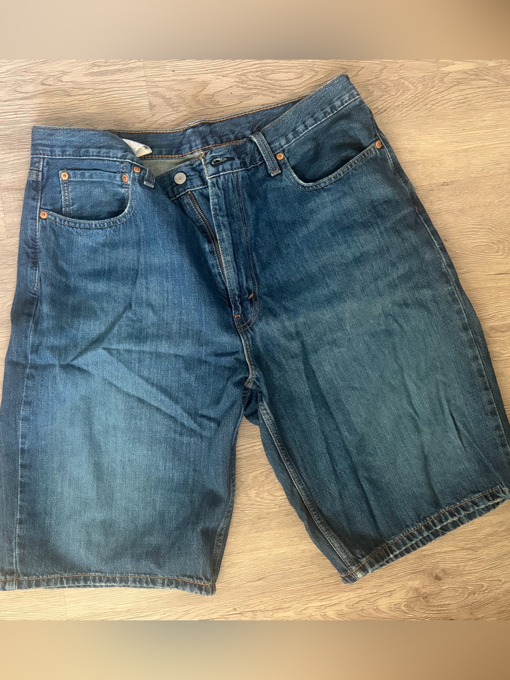 Levi’s Blue Denim Jean Shorts